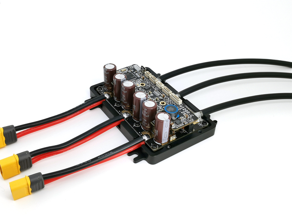 MakerX Go-FOC HI200. VESC 75300 based variant. 75V 200A ...