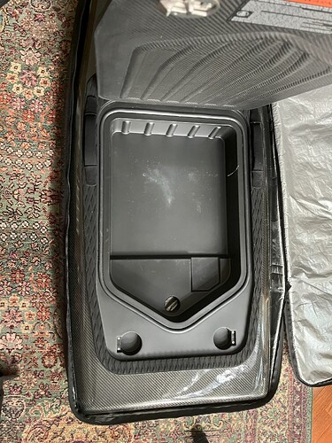 Foil battery compartment