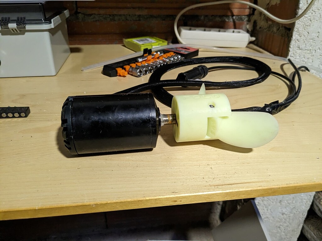 Drag if empty space between motor and propeller Propulsion System